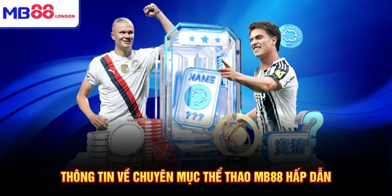 Thể Thao MB88 1 Thông tin về chuyên mục thể thao MB88 hấp dẫn